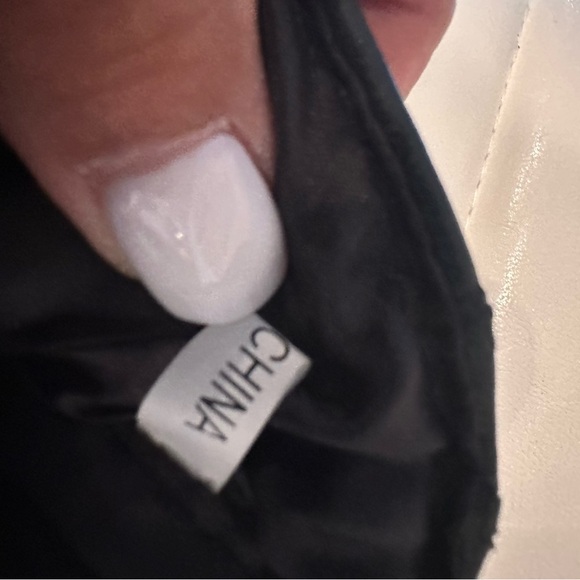 NWT Navarre Italian Stone Genuine Leather Vest Womens Lg Black Fringe Biker - Picture 9 of 9